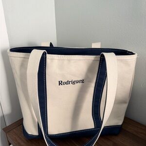 L.L. Bean Medium boat and tote